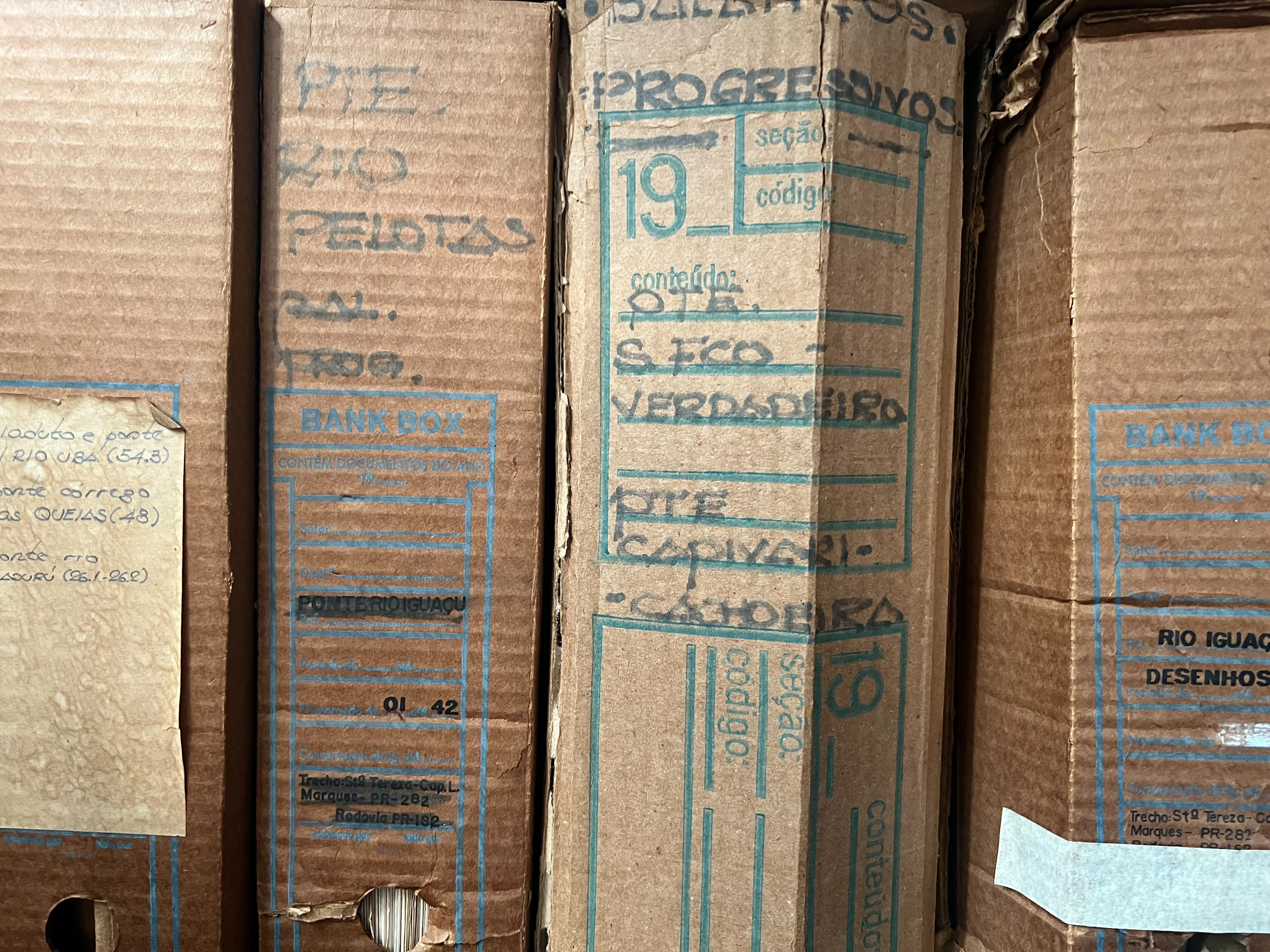 Material de arquivo da Projeth